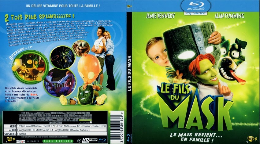 BLU-RAY JAQUETTES BLU-RAY: Le fils du mask