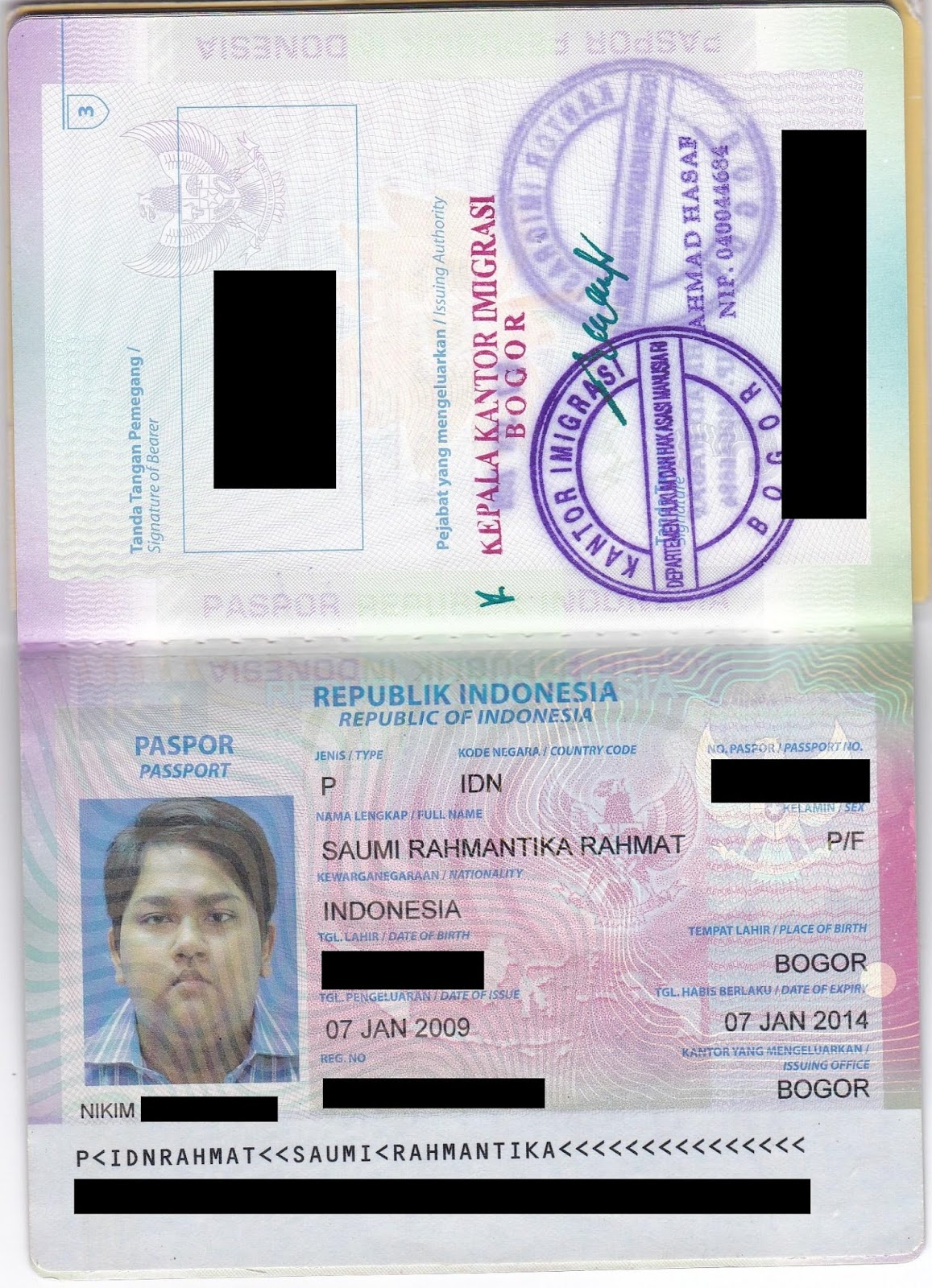 Perpanjang paspor bogor