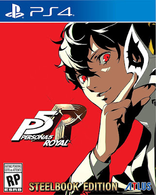 Persona 5 Royal Game Cover Ps4 Steelbook Edition