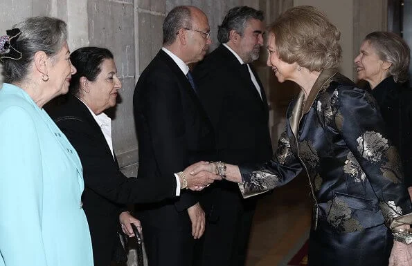 Queen Sofia and her sister Irene of Greece attended a concert given in honor of the victims of the Nazi Holocaust