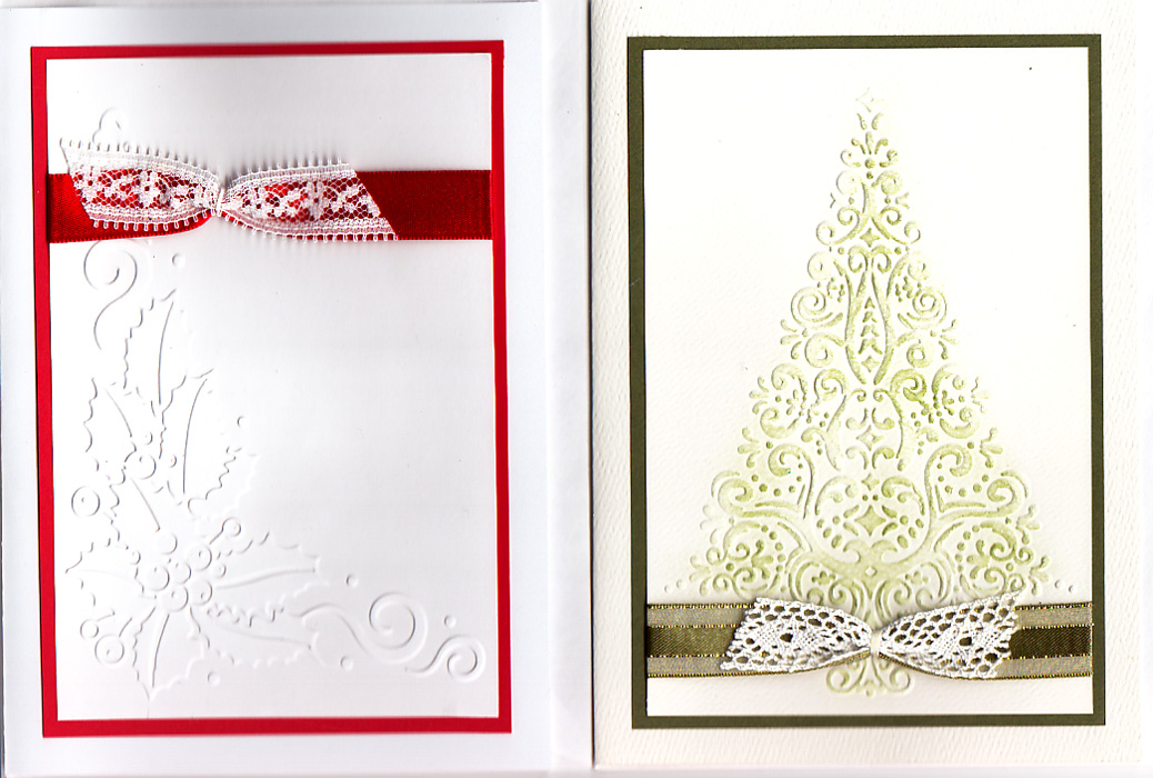ART just do it! Cards, Cards, Cards Christmas Embossed
