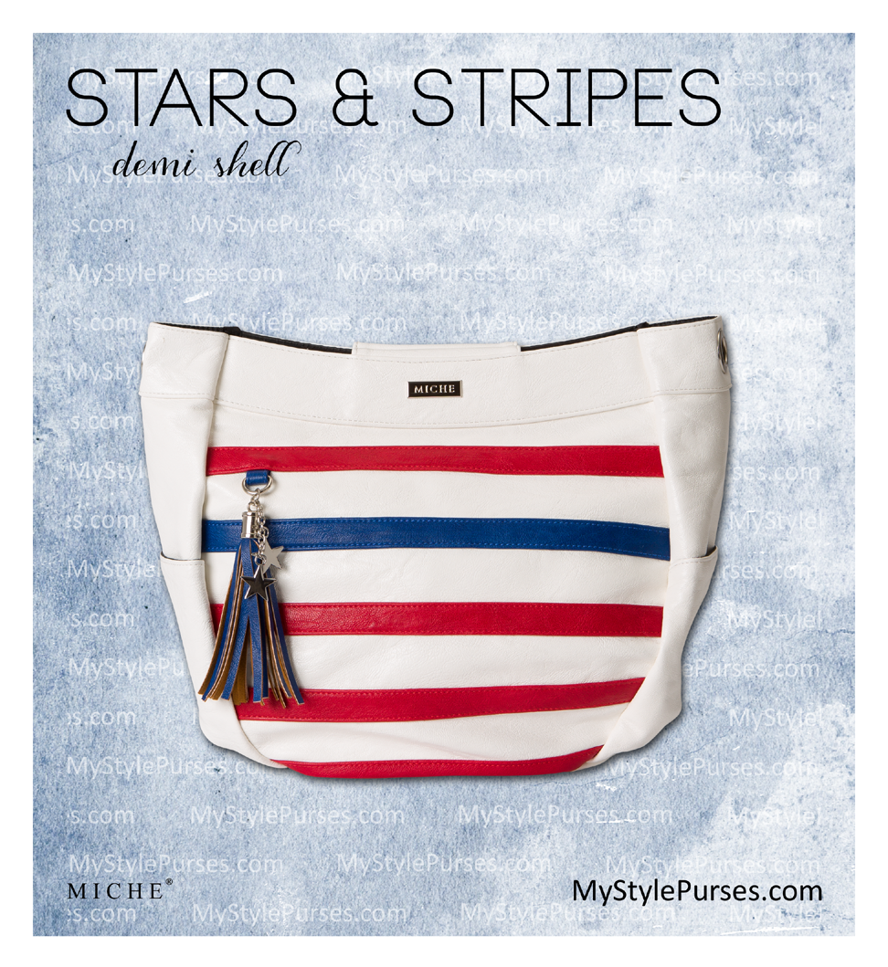 Miche Stars and Stripes Demi Shell | Shop MyStylePurses.com Miche Stars and Stripes Demi Shell | Shop MyStylePurses.com