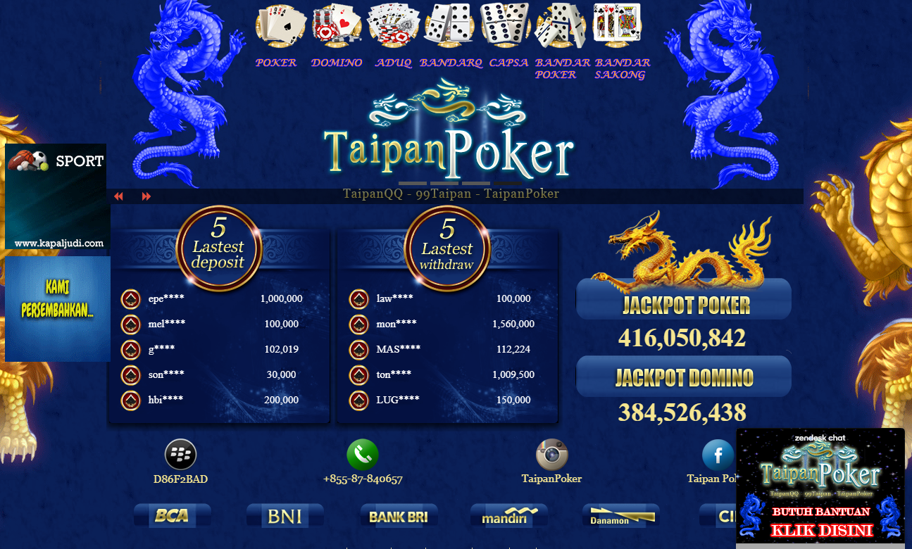 Taipan Poker Asia