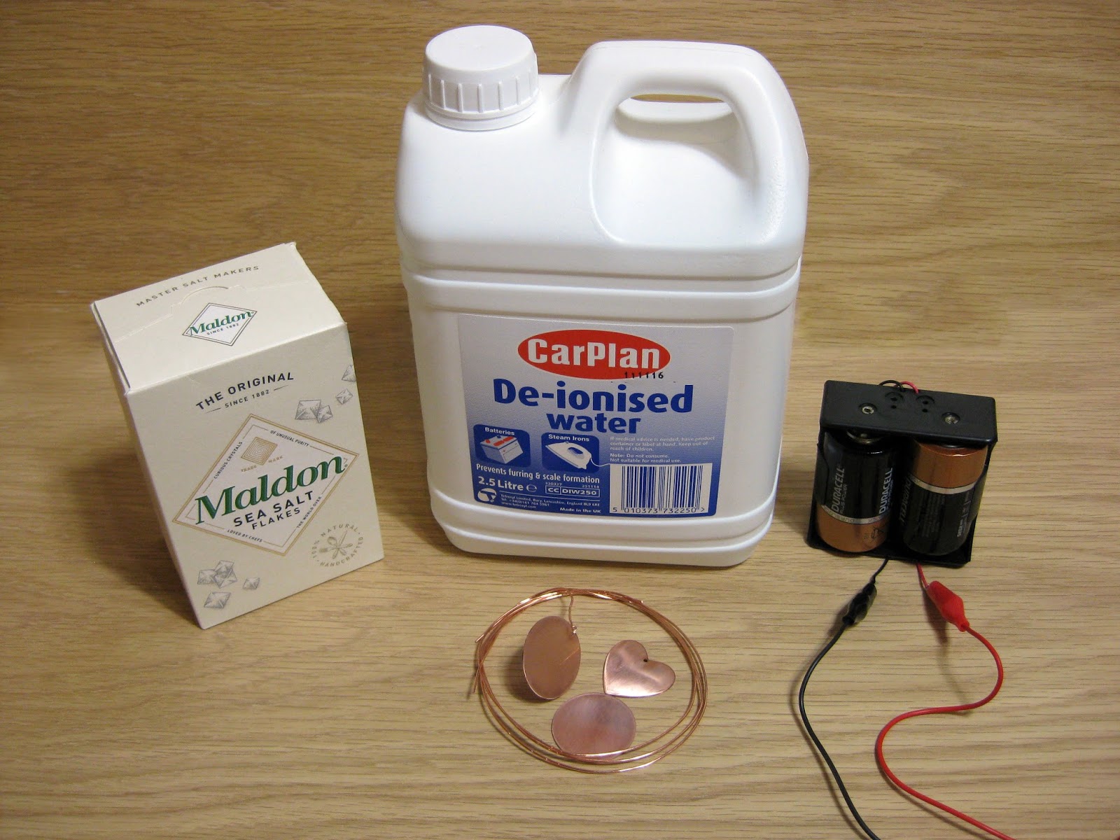 Silhouette UK Salt Water (Electro) Etching Copper