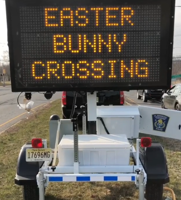 Video Plainsboro (NJ) Police Department's radar speed signs are in the