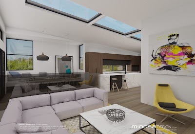 Minosa 2017 The Modernliving Room Centred Around Kitchen