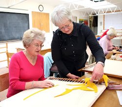 broderers at work . . .