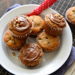 Receta para preparar cupcakes fáciles de banana