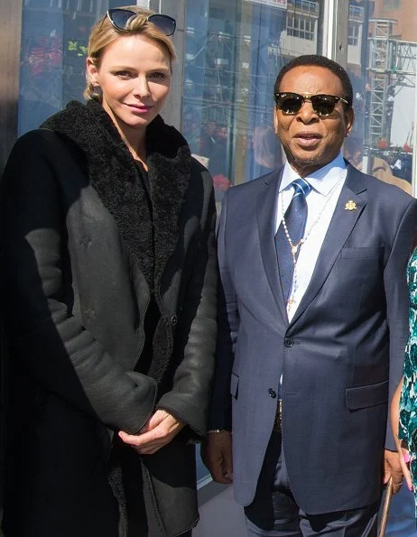 Princess Charlene, former US President Barack Obama, President Cyril Ramaphosa and King of the Zulu attend Nelson Mandela International Day