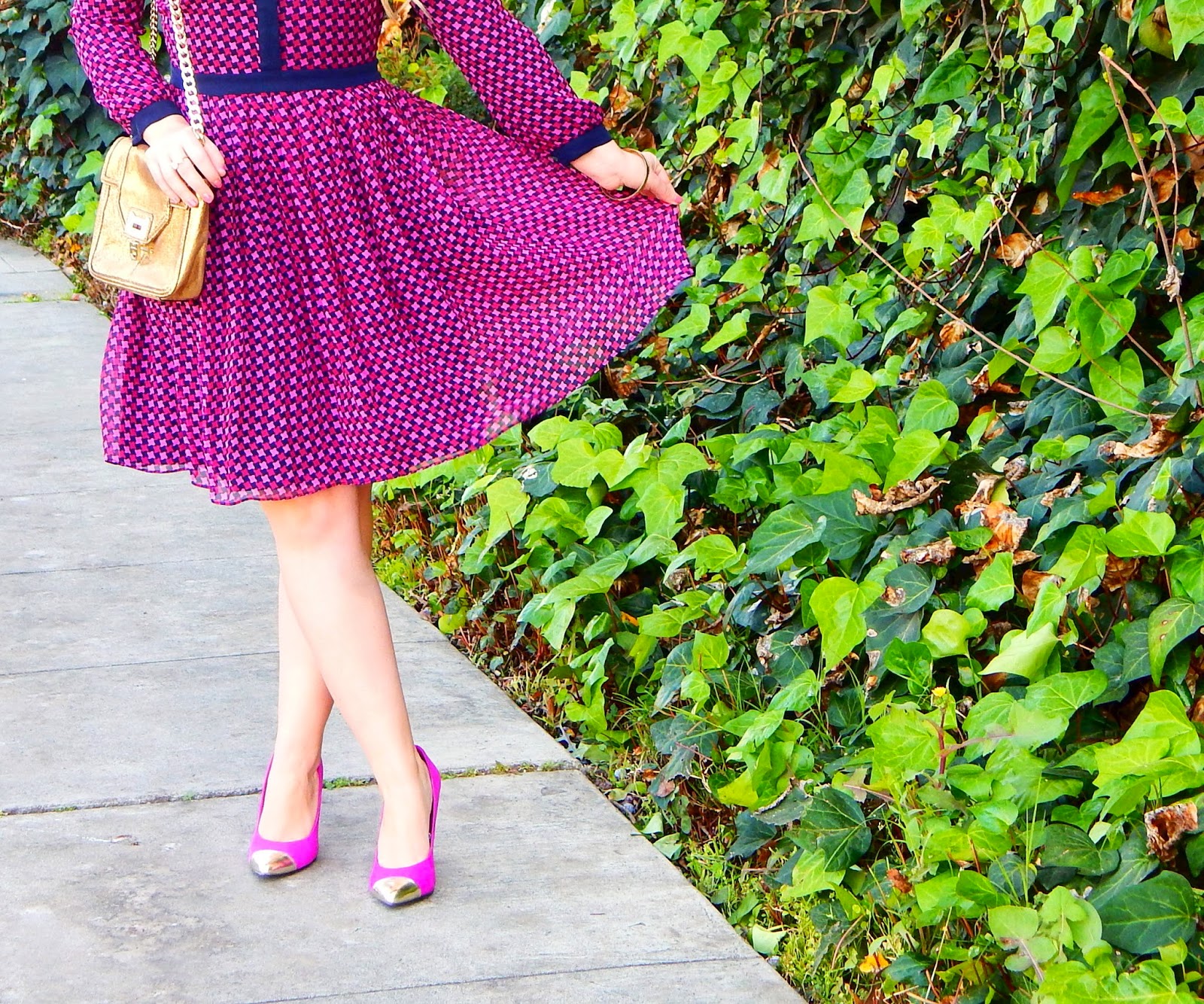 open lace back dress J.Crew
