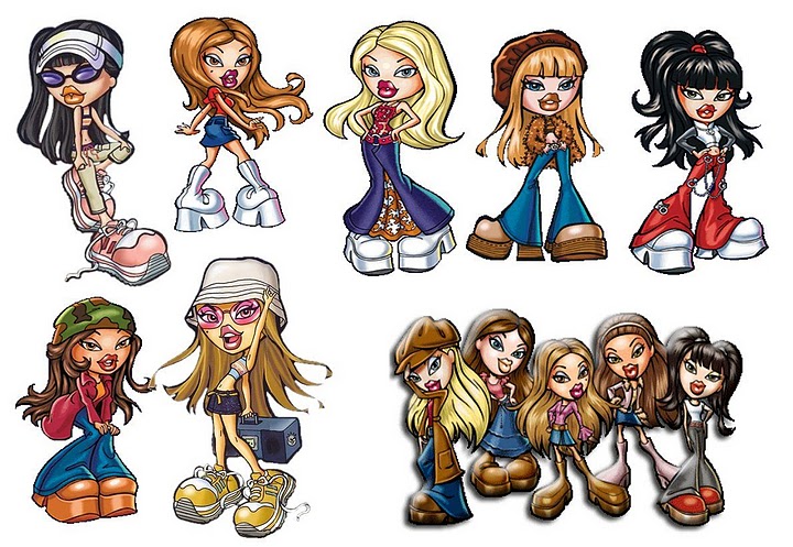 dibujos bratz