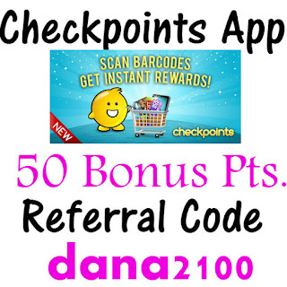 CheckPoints Bonus Code 50 Points Bonus, Checkpoints Promo Code, Checkpoints Referral Code, Checkpoints Reviews