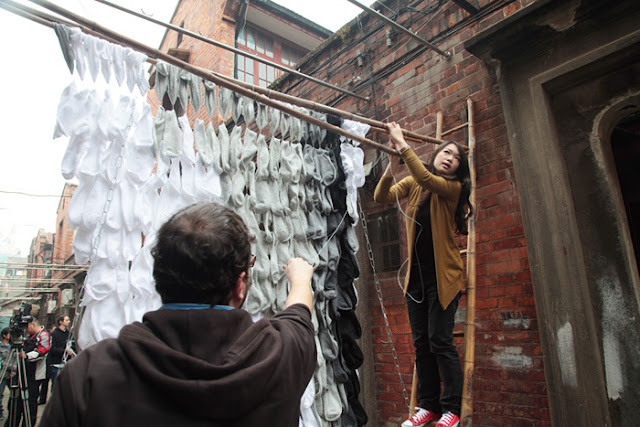 Red Hong Yi Sock Portrait