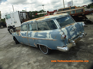 1955 pontiac safari station wagon retro collection abadoned florida