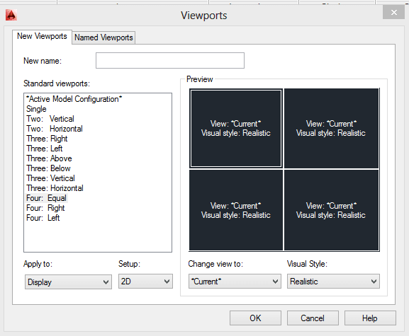 Name viewport