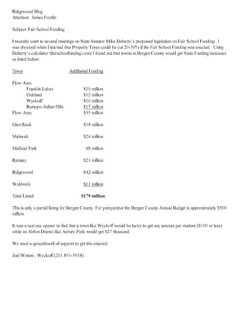 >Fair School Funding FairSchoolFunding theridgewoodblog.net