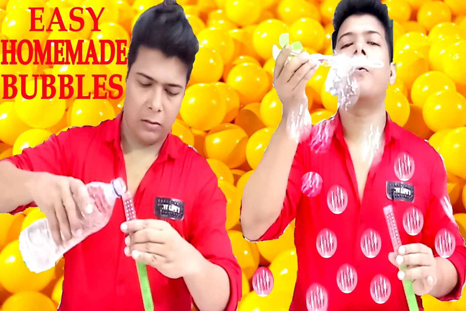 How To Make Homemade Bubbles Make Bubble Water With Soap Soumens Tech