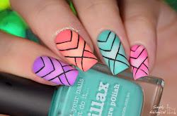 gradient reciprocal scaled nail nails complicated simplynailogical pattern simply nailogical many neon looks patterned words too nailpolis confusing chevron might