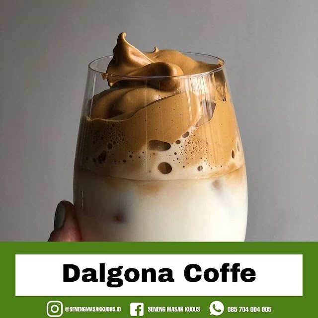 Resep Minuman - Dalgona Cofee