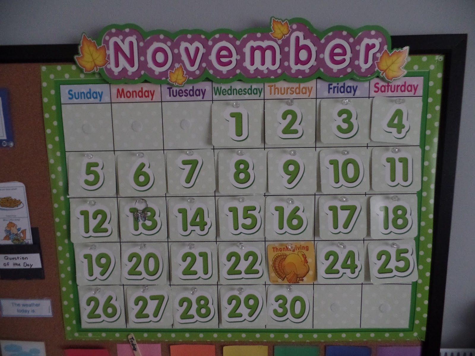 Stay At Home With Us Calendar Board