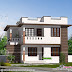 3 BHK simple modern house 1379 square feet