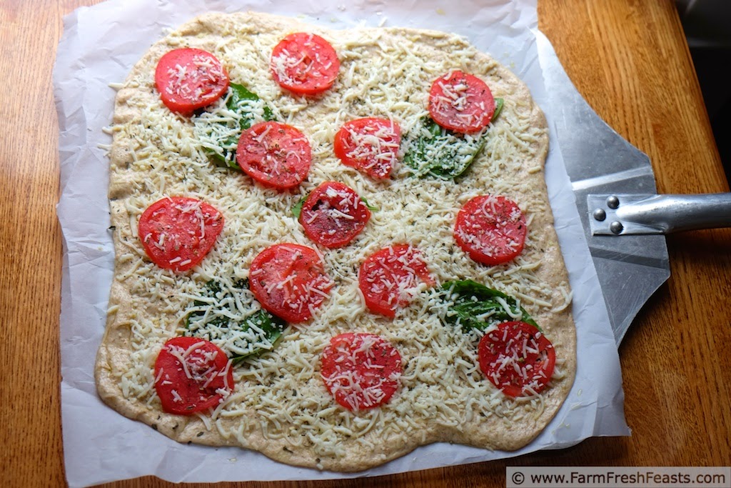 Tomato Basil Pizza from Farm Fresh Feasts