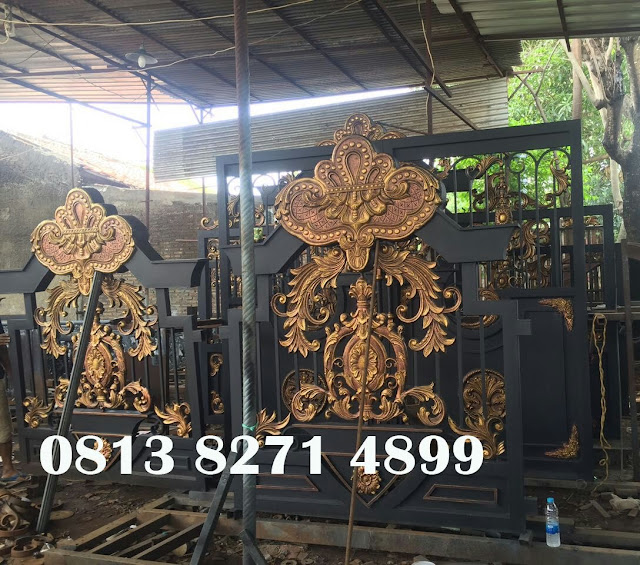 pintu garbang, besi tempa klasik,pintu gerbang klasik,gate,wrought iron,garbing,pintu masuk,gapura,