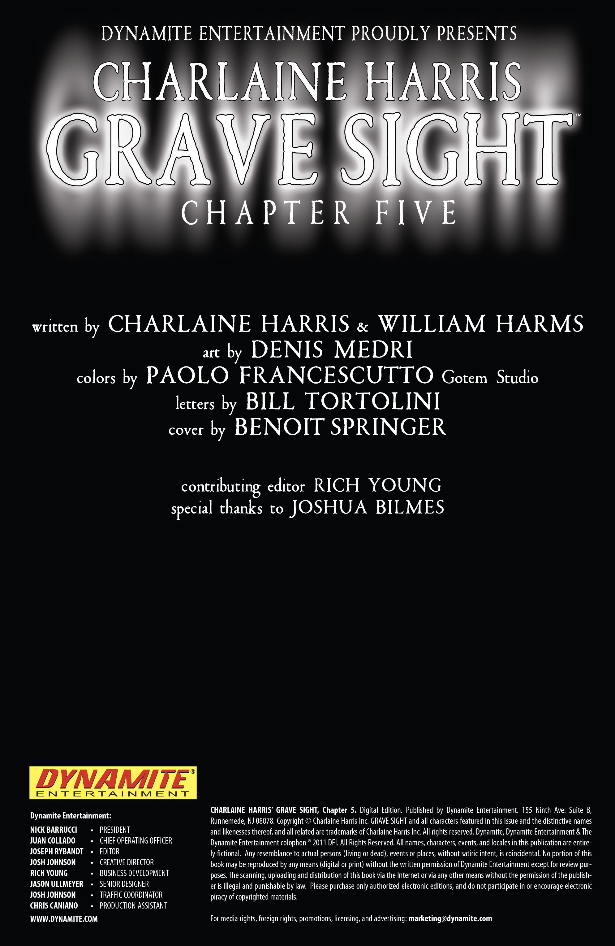 Read online Charlaine Harris' Grave Sight comic -  Issue #5 - 2