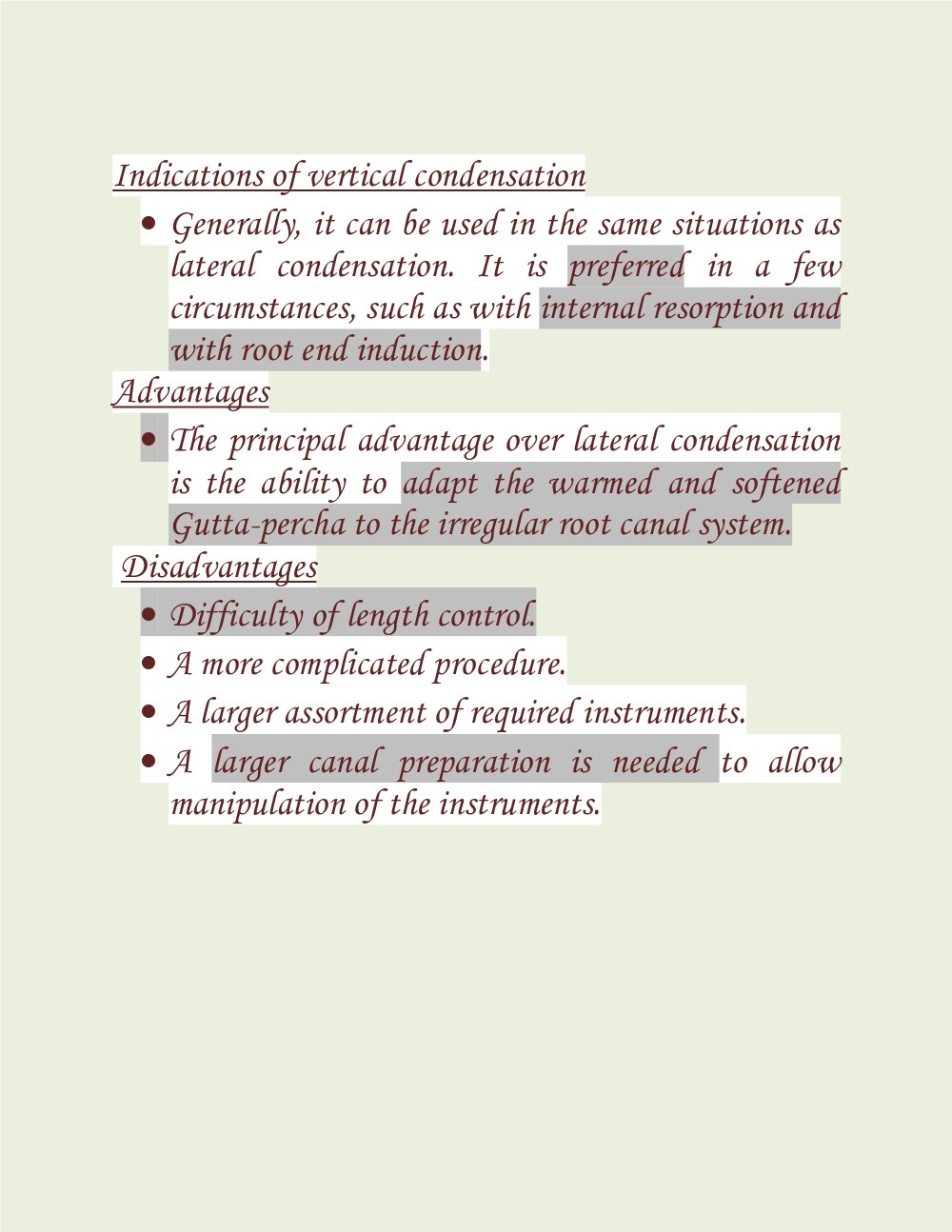 DOs and DONTs in DENTISTRY OBTURATION TECHNIQUES... CHECK THIS OUT