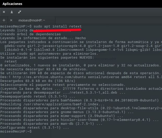 fp Kanarias Retext es un editor y visualizador liviano y