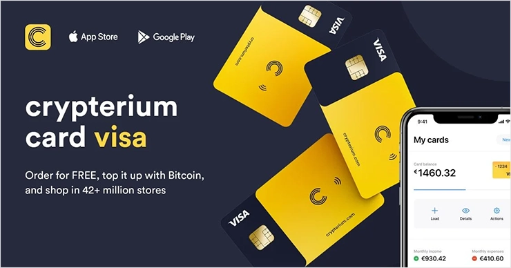 Старт Crypterium Card VISA Crypterium Card VISA