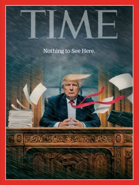 Time magazine's new cover titled Time magazine's new cover titled