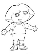 coloriage dora l'exploratrice