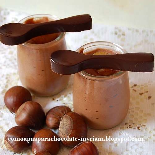 Mousse de castañas