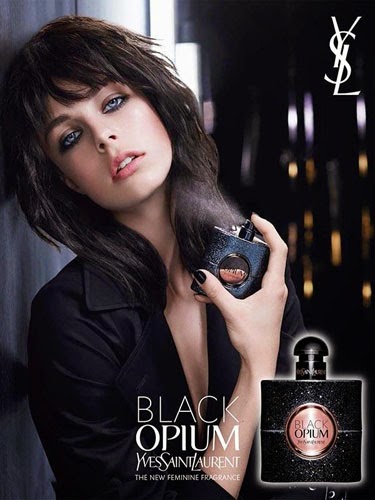 Black Opium Yves Saint Laurent nuevo perfume femenino presentado por Edie Campbell