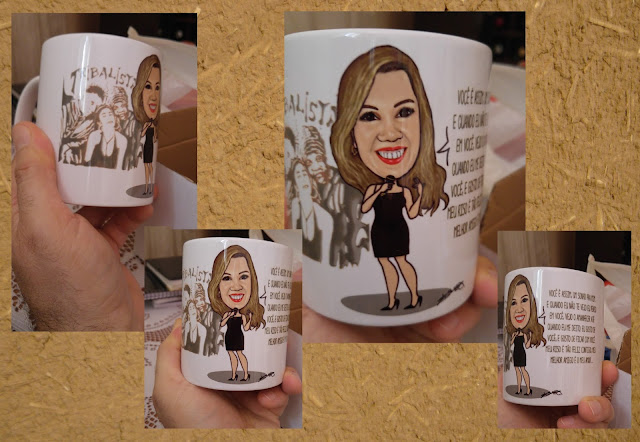 Você pede e o desenhista transforma sua ideia em arte, caneca com arte M2LOPES