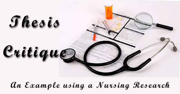 how to critique a nursing research article