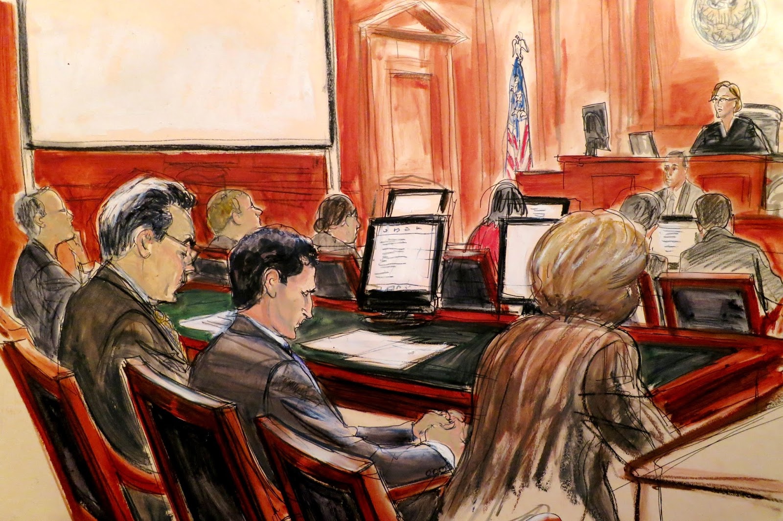 ILLUSTRATED COURTROOM: August 2013