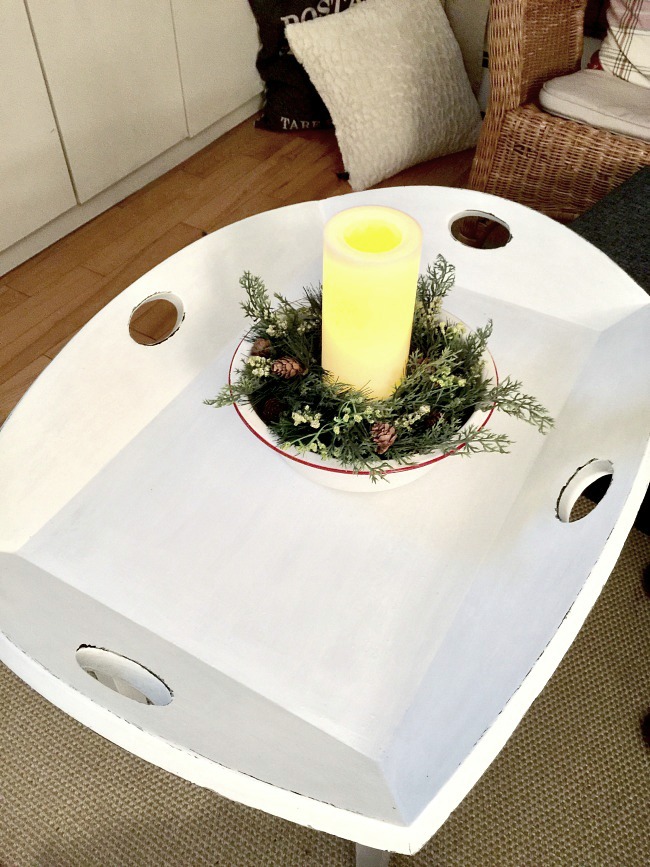 DIY Removable Tray Coffee Table