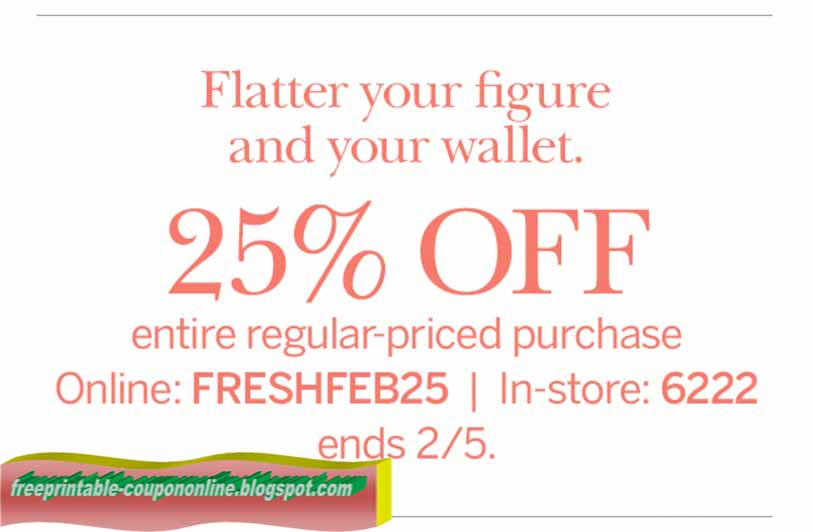 Coupons for dress barn printable