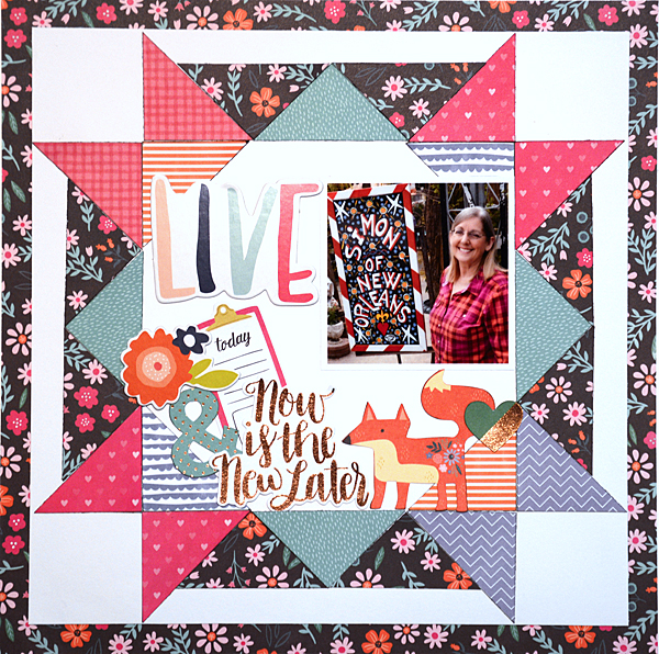 My Creative Scrapbook Paper Quilting with Madeline!