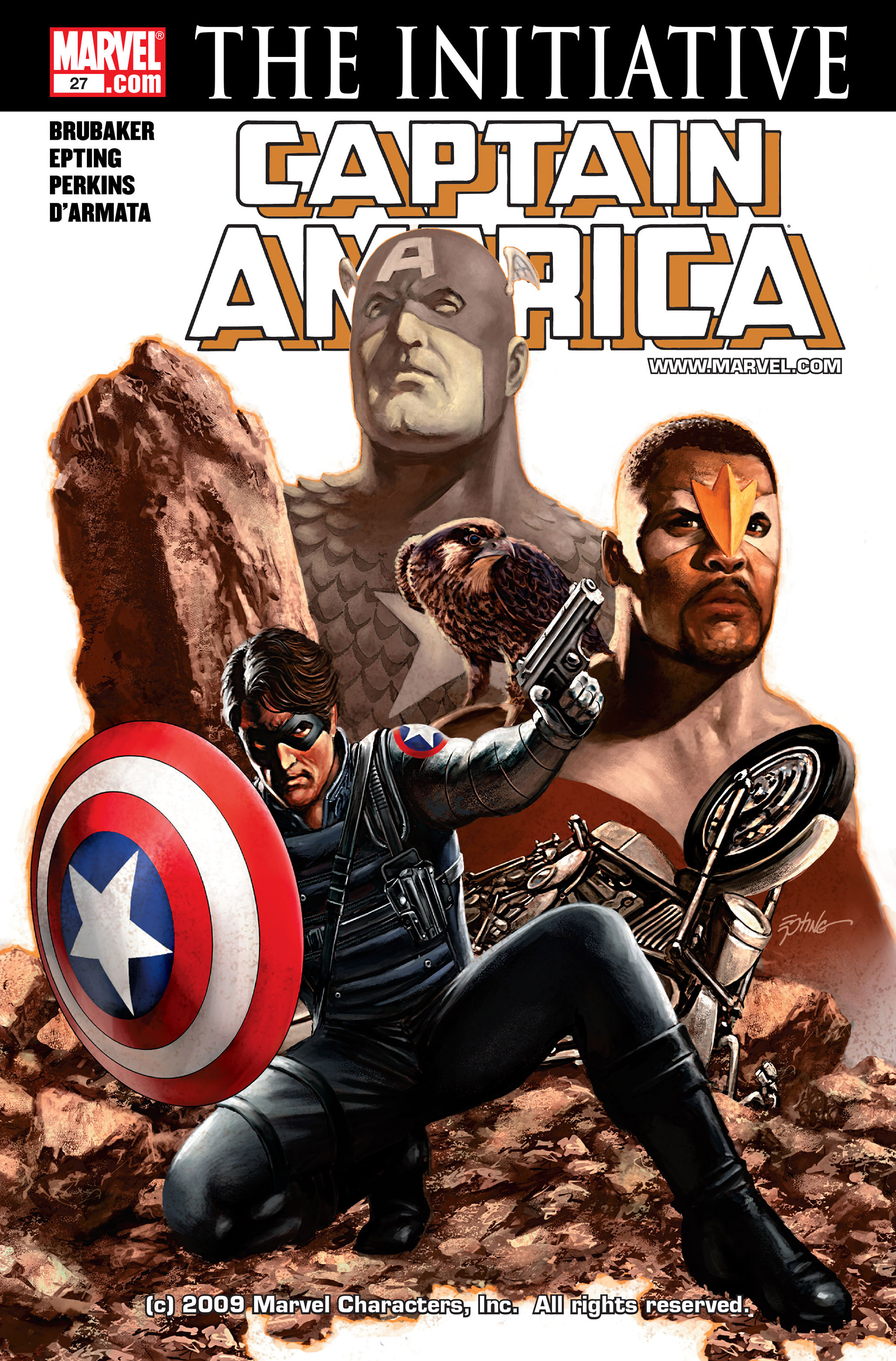 Read online Captain America (2005) comic -  Issue #27 - 1