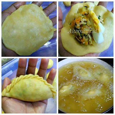 Tahapan Cara Membuat Pastel Resep Kue Pastel Basah Kulit Renyah Istimewa