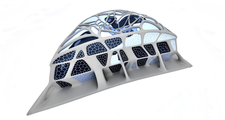3D Printed Building second building model