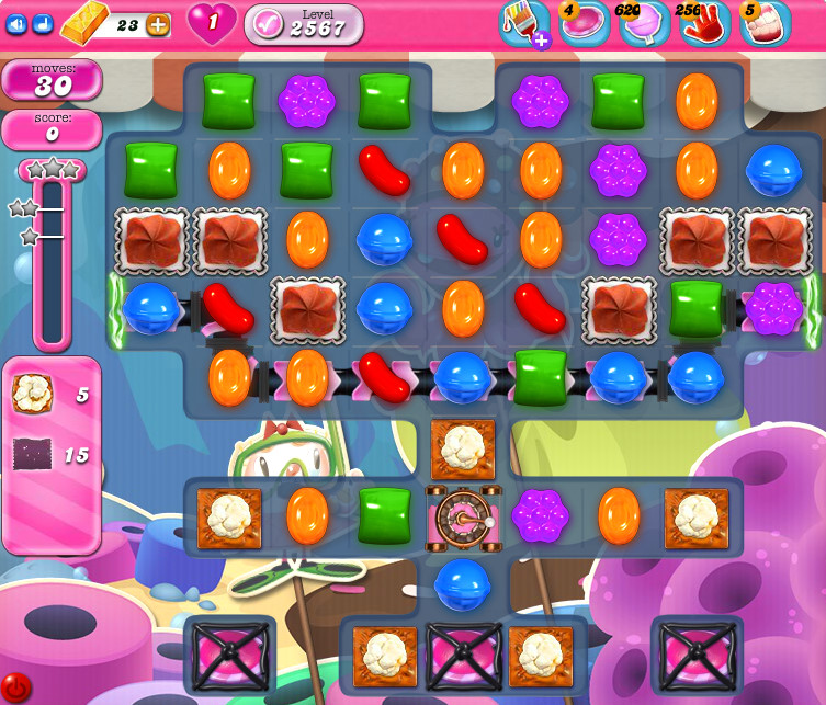 Candy Crush Saga level 2567 Candy Crush Saga level 2567
