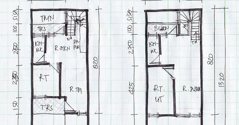 4 Gambar Denah Rumah Lebar Meter Kreatif Rumahminimalispro 3