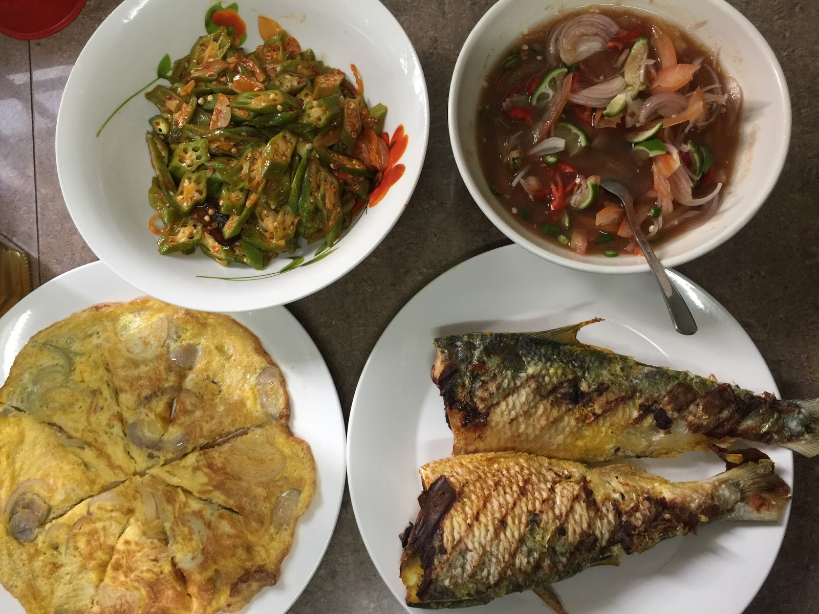 menu hujung minggu, ikan bakar sedap, air asam mudah, makan-makan bersama keluarga, food blogger