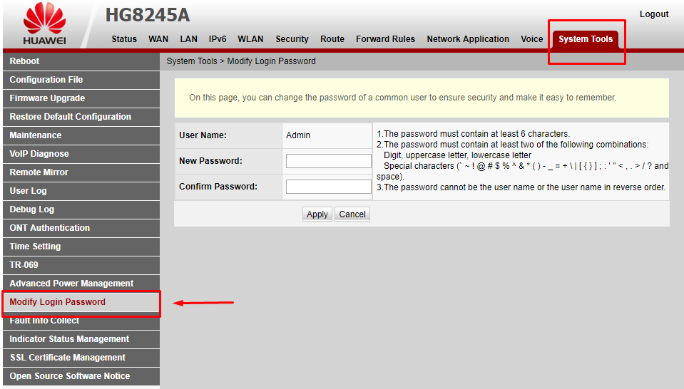 Cara Mengganti Password Login Indihome Huawei HG8245A