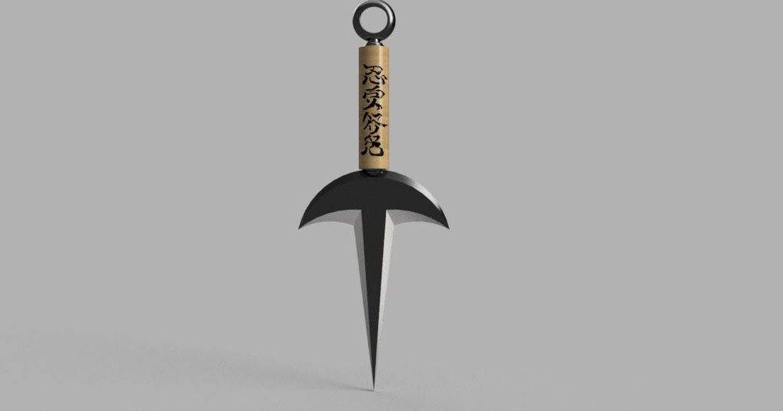 3D Models: Minato Namikaze's Kunai