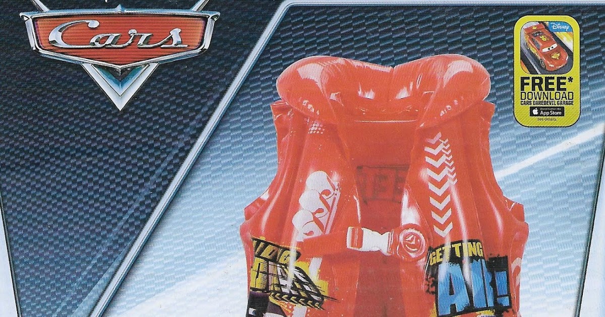 Disney Pixar Cars 2017 Design Inflatable Swim Vest (CR09)